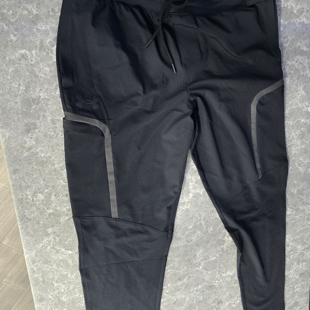 Under Armour Black Joggers with Gray Accents